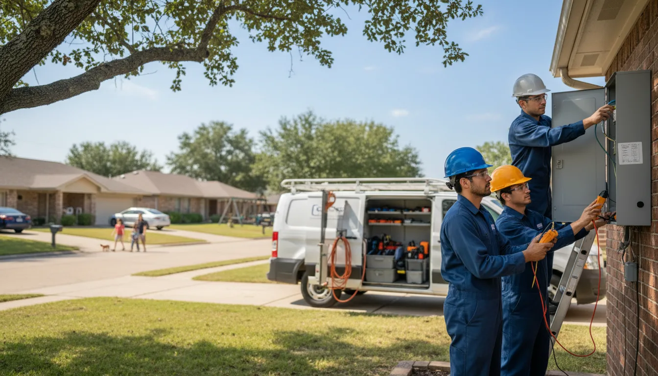 Certified electrician providing emergency electrical services in Hampton, IL